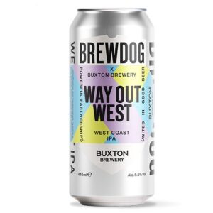 BrewdogBuxton, Way Out West, West Coast IPA,  0,44 l.  6,5% - Best Of Beers